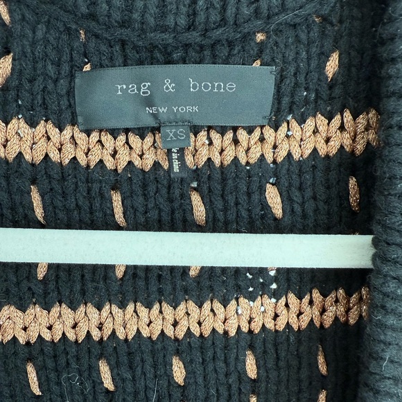rag & bone Lisbeth Lambswool Blend Cardigan - Picture 3 of 6